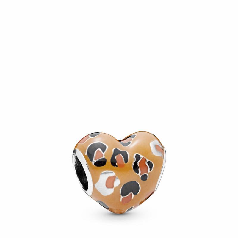 Pandora Spotted Heart Charm Silver Egypt FX6385701